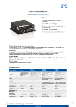 PIShift Treiberelektronik