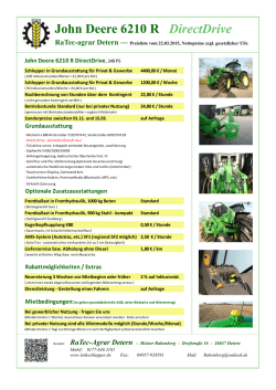 John Deere 6210 R - RaTec