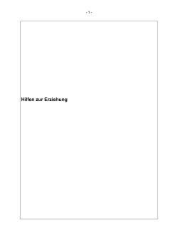 Hilfen zur Erziehung - Brandenburg an der Havel