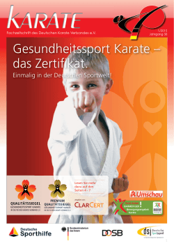 Karate-Magazin / Ausgabe 1-2015