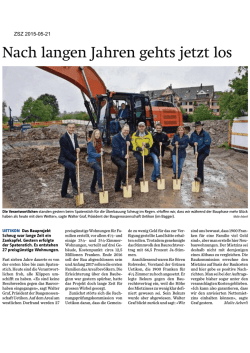 Zürichsee-Zeitung vom 21.05.15