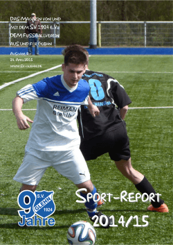Sport-Report Nr. 8