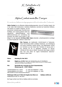 30.05.2015 - Alpha-Combat meets Ilbo Taeryon