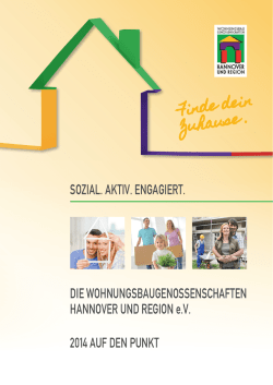 DIE WOHNUNGSBAUGENOSSENSCHAFTEN HANNOVER UND