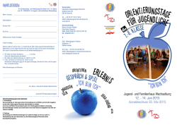 Infos & Anmeldung - Dekanatsjugend Zwickau