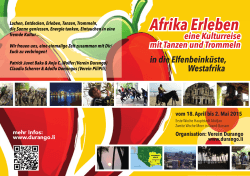 Afrika Erleben - Afroworkshops