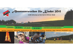 Informationen und Anmeldeunterlage