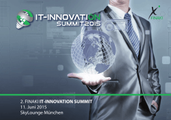 IT-INNOVATION-SUMMIT 2015 Folder