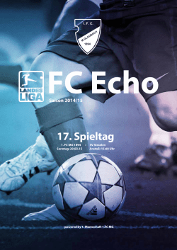 Tabelle - 1. FC Mönchengladbach 1894