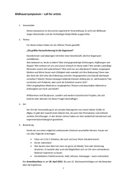 Bewerbung Bildhauersymposium 2015 Gegenw[...]