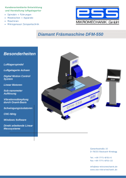 DFM - ess Mikromechanik GmbH