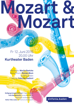 Flyer Junikonzert 2015 - sinfonia