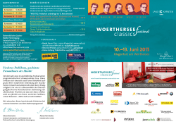 im PDF Viewer &ouml;ffnen - W&ouml;rthersee Classics Festival