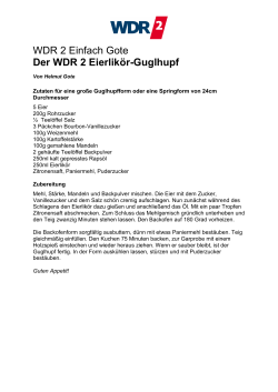WDR 2 Einfach Gote Der WDR 2 Eierlikör