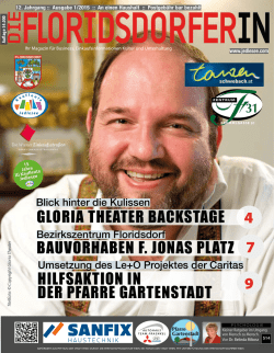 hilfsaktion in der pfarre gartenstadt gloria theater backstage