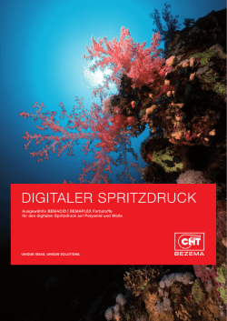 digitaler Spritzdruck