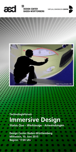 Immersive Design - VDC