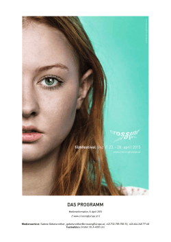 DAS PROGRAMM - Crossing Europe