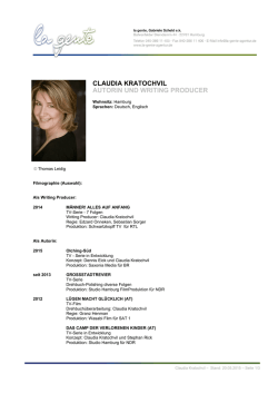 filmographie pdf