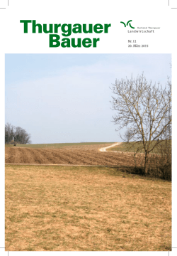 Ausgabe 12  - Verband Thurgauer Landwirtschaft