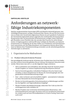 Anforderungen an netzwerkfähige Industriekomponenten v1.2 (pdf