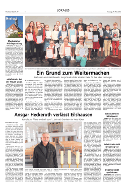 Ein Grund zum Weitermachen