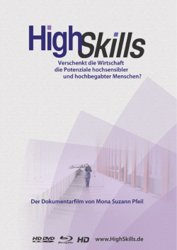 Prospekt zum Film "High Skills"