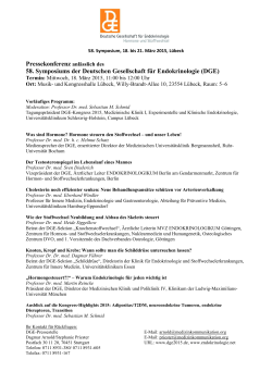 Pressemappe der DGE-Pressekonferenz herunterladen