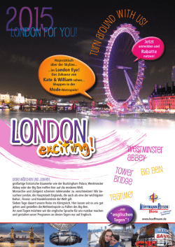 Prospekt "London" - Höffmann Reisen GmbH