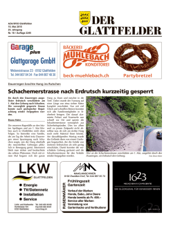 Glattgarage GmbH - Der Glattfelder