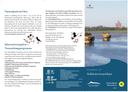 Anbieterverzeichnis - Nationalpark Wattenmeer