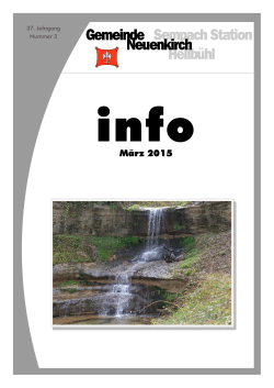 Info März 2015 - Gemeinde Neuenkirch