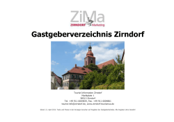 Zirndorfer Hotels - Zirndorf Marketing