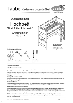 Hochbett - Taube Jugendm&ouml;bel