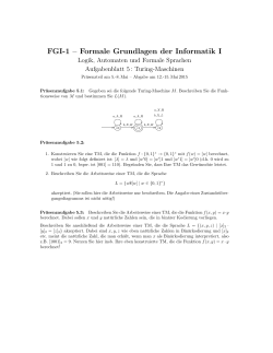 FGI-1 – Formale Grundlagen der Informatik I