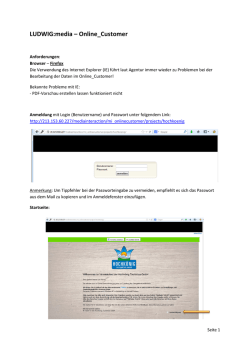 LUDWIG:media – Online_Customer