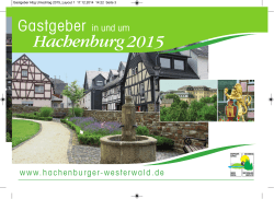 online blättern - Hachenburger Westerwald