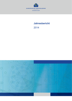 EZB Jahresbericht 2014 - European Central Bank