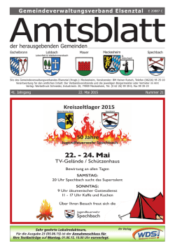 22. - 24. Mai Spechbach