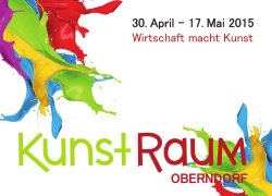 Kunstraum 2015 - Kulturverein(t) Oberndorf