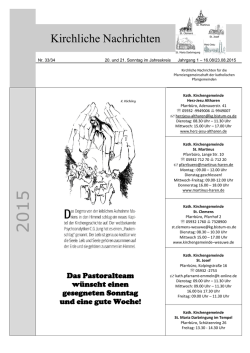 14.06.201 - Kirchengemeinde Wesuwe