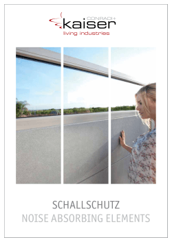 C+K - Schall & Sichtschutz 2015