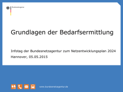 Grundlagen der Bedarfsermittlung