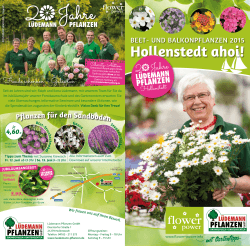 Hollenstedt ahoi! - L&uuml;demann Pflanzen GmbH