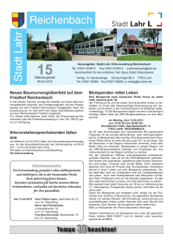 Mitteilungsblatt Reichenbach 15/2015 (application/pdf)