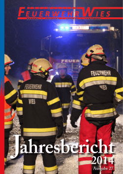 Jahresbericht - Freiwillige Feuerwehr Wies