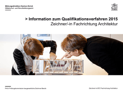 Infoabend QV 2015 - Pr&uuml;fungskommission PK33