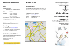 Informationsflyer - Medizinische Berufsfachschule am Krankenhaus