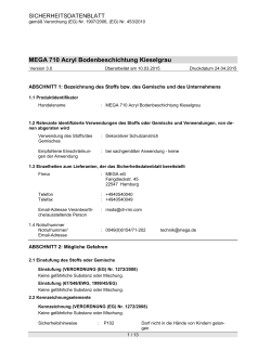 Sicherheitsdatenblatt PDF
