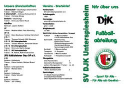 Fußballabteilung - SV DJK Unterspiesheim